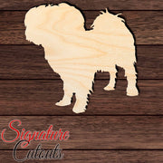 Morkie Shape Cutout in Wood, Acrylic or Acrylic Mirror - Signature Cutouts