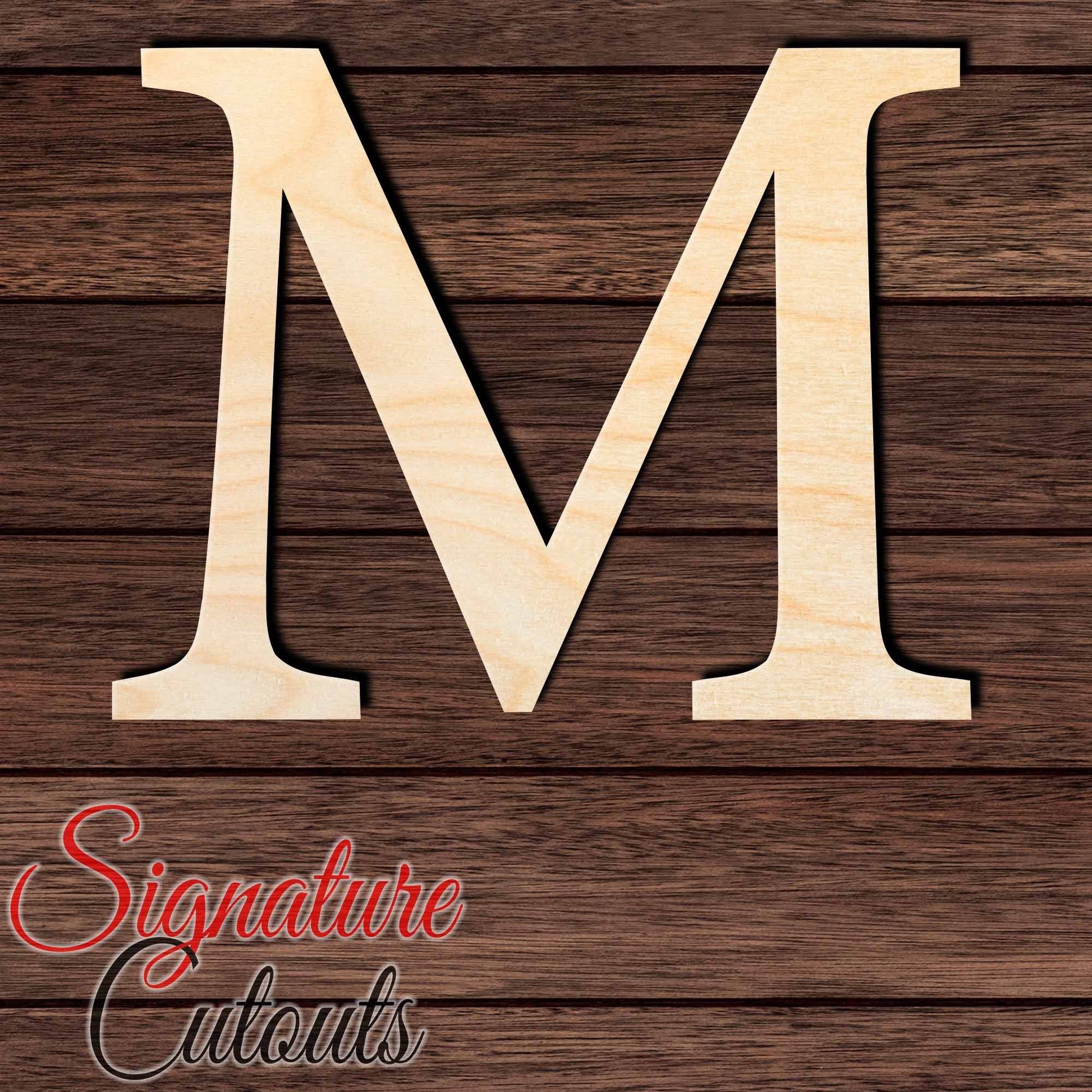 Mu Shape Cutout - Signature Cutouts