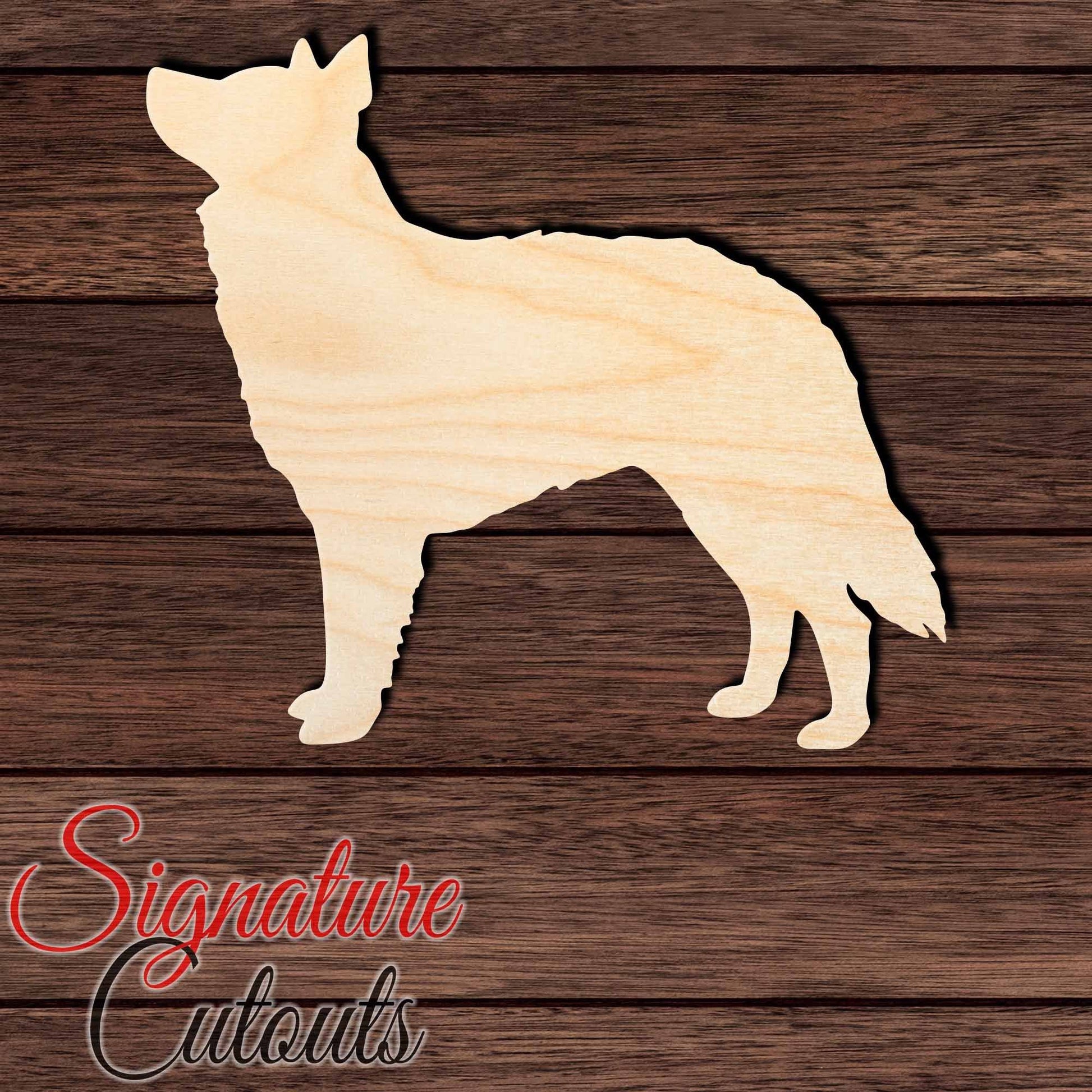 Mudi Shape Cutout in Wood, Acrylic or Acrylic Mirror - Signature Cutouts