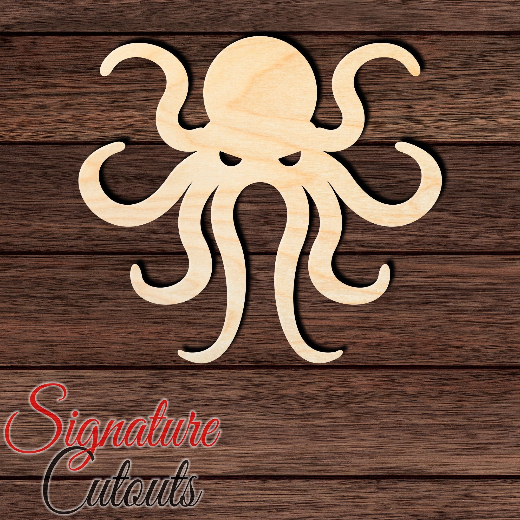 Octopus 001 Shape Cutout – Signature Custom Works