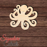 Octopus 005 Shape Cutout in Wood, Acrylic or Acrylic Mirror - Signature Cutouts
