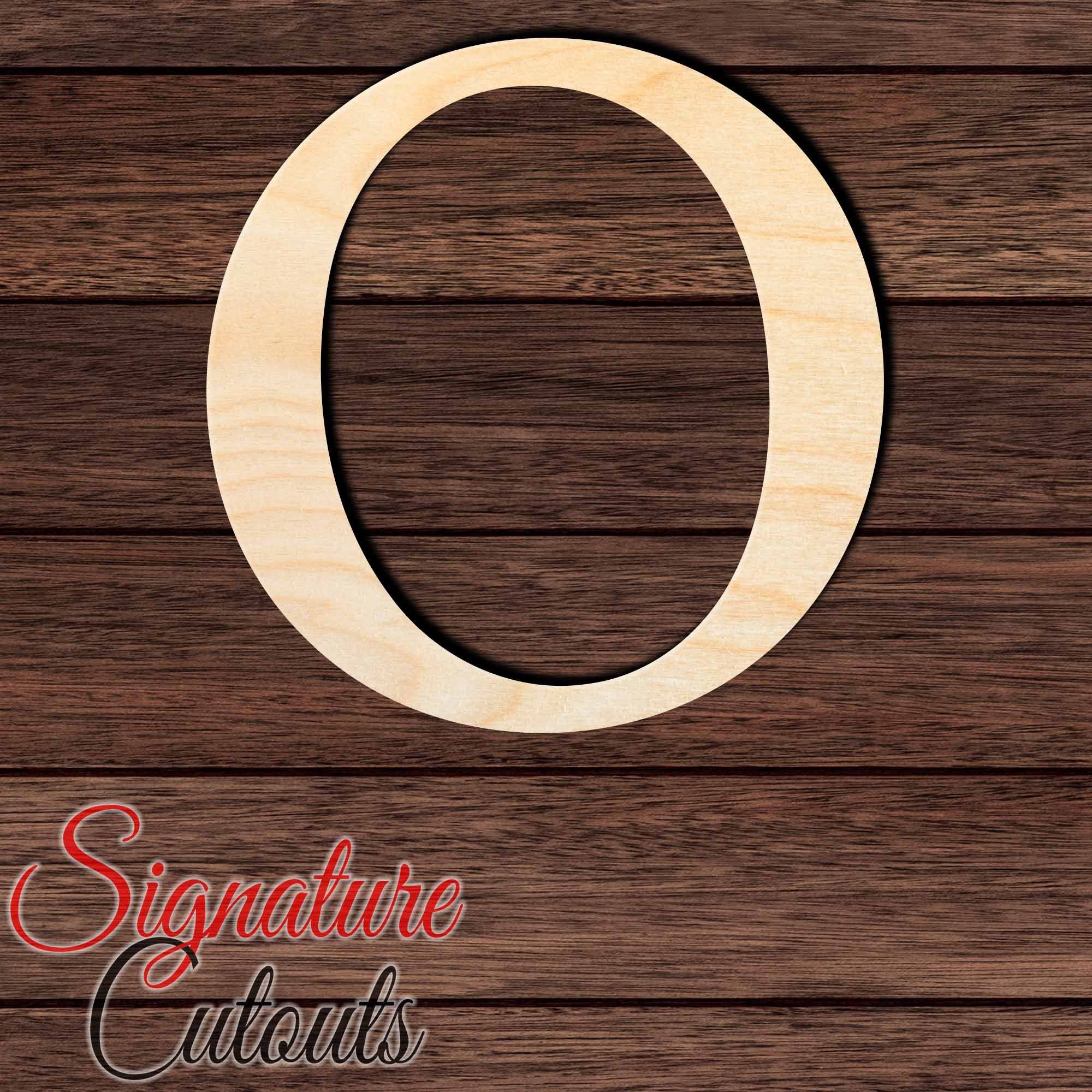 Omicron Shape Cutout - Signature Cutouts