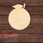 Orange Fruit 001 Shape Cutout in Wood, Acrylic or Acrylic Mirror Craft Shapes & Bases Signature Cutouts 