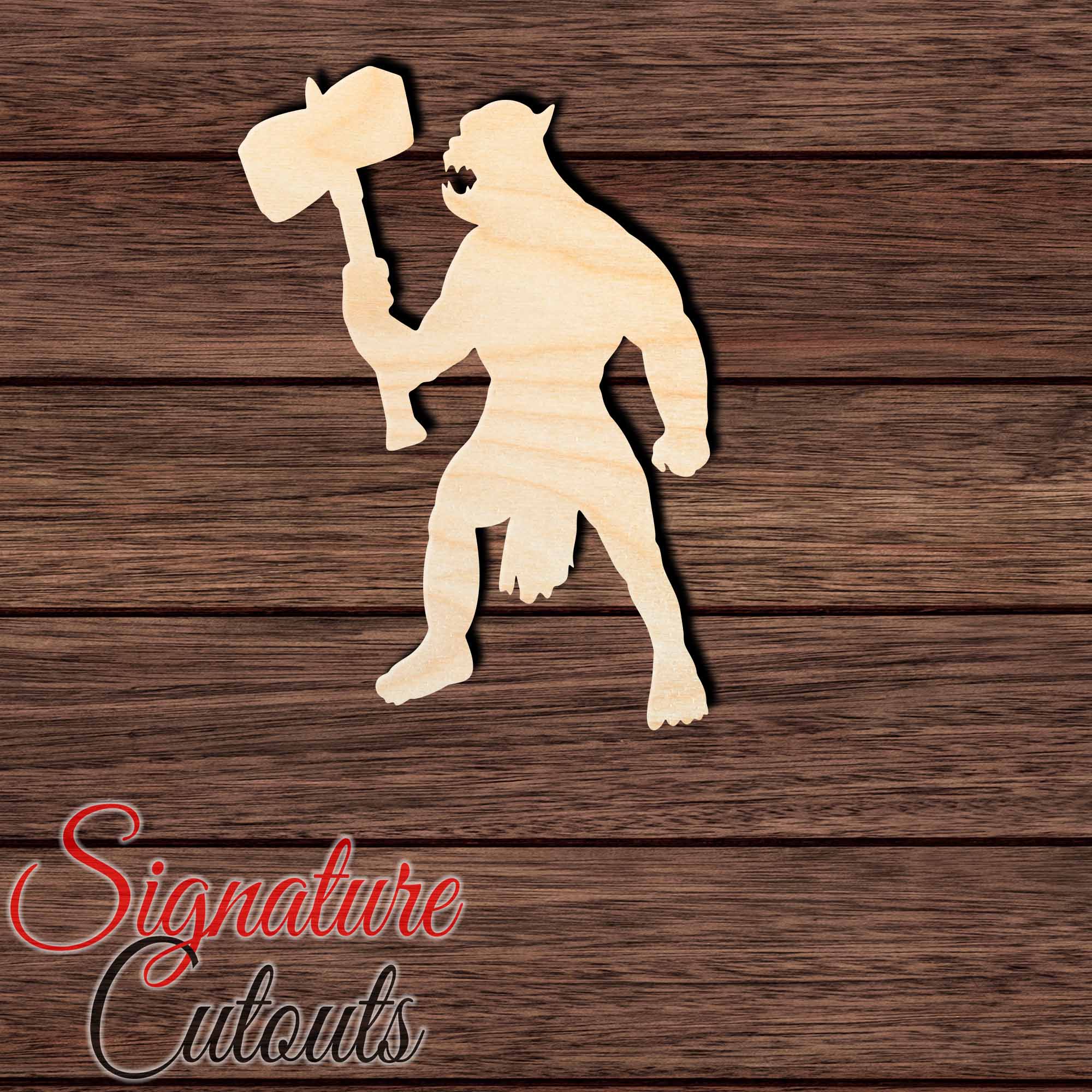 Orc 001 Shape Cutout - Signature Cutouts