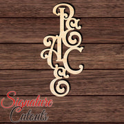Peace Text 001 Shape Cutout - Signature Cutouts