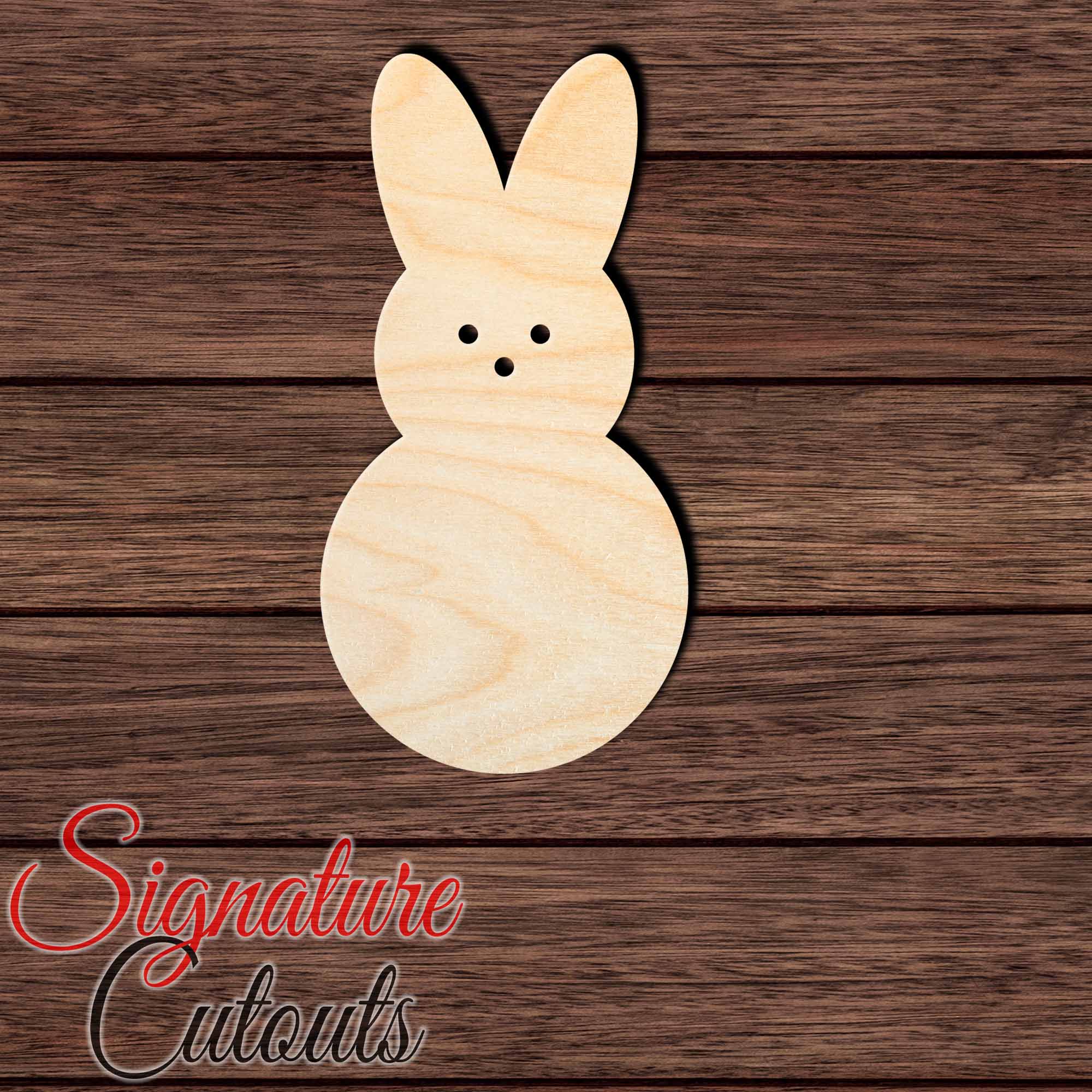 Peep 002 Shape Cutout in Wood, Acrylic or Acrylic Mirror - Signature Cutouts