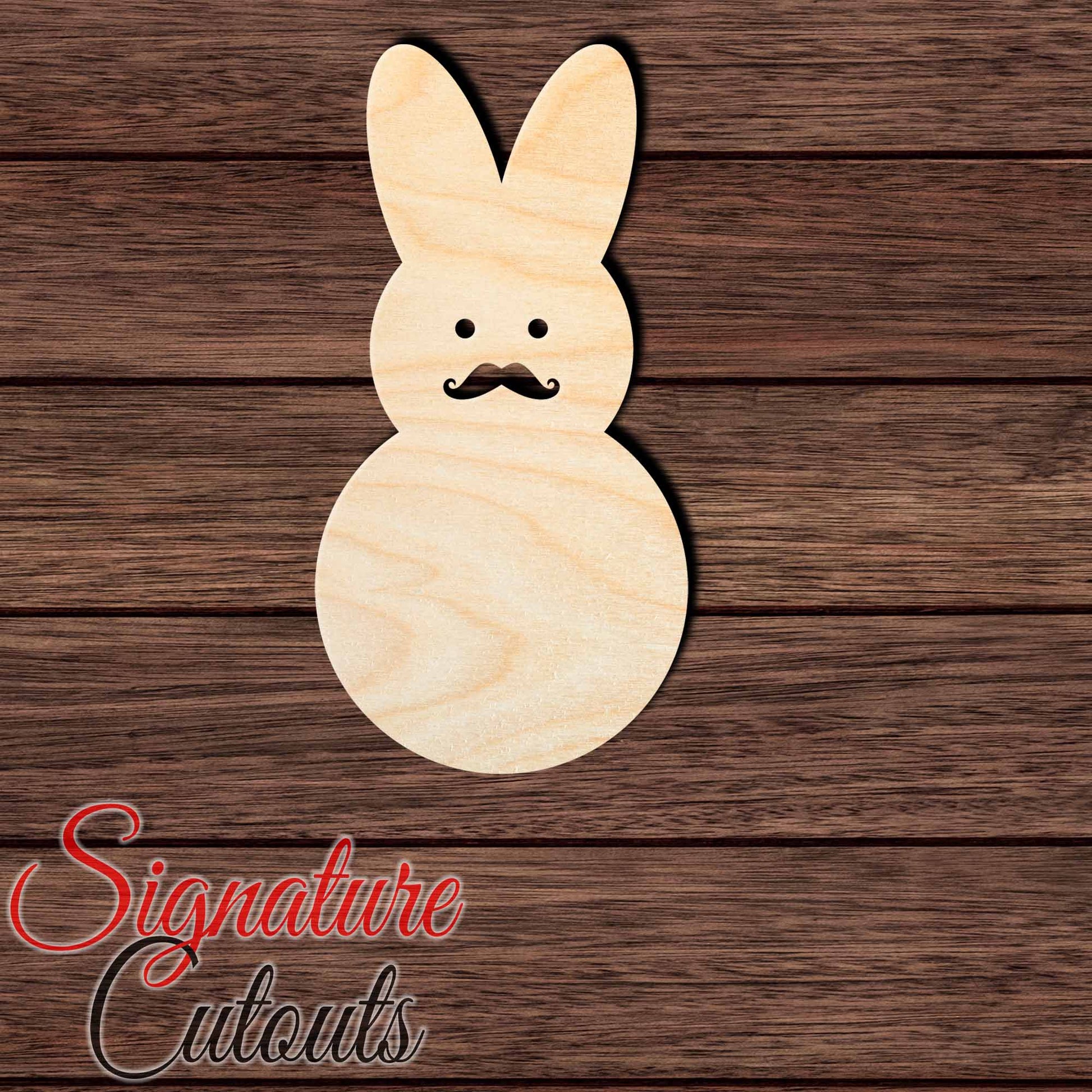 Peep 004 Shape Cutout in Wood, Acrylic or Acrylic Mirror - Signature Cutouts