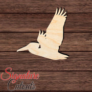 Pelican 004 Shape Cutout in Wood, Acrylic or Acrylic Mirror - Signature Cutouts