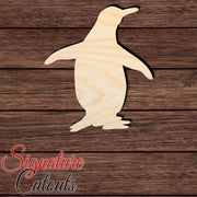 Penguin 002 Shape Cutout in Wood, Acrylic or Acrylic Mirror - Signature Cutouts
