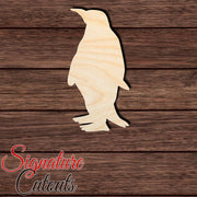 Penguin 004 Shape Cutout in Wood, Acrylic or Acrylic Mirror - Signature Cutouts