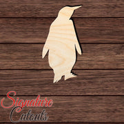 Penguin 006 Shape Cutout in Wood, Acrylic or Acrylic Mirror - Signature Cutouts