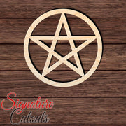 Pentagram Star 001 Shape Cutout - Signature Cutouts