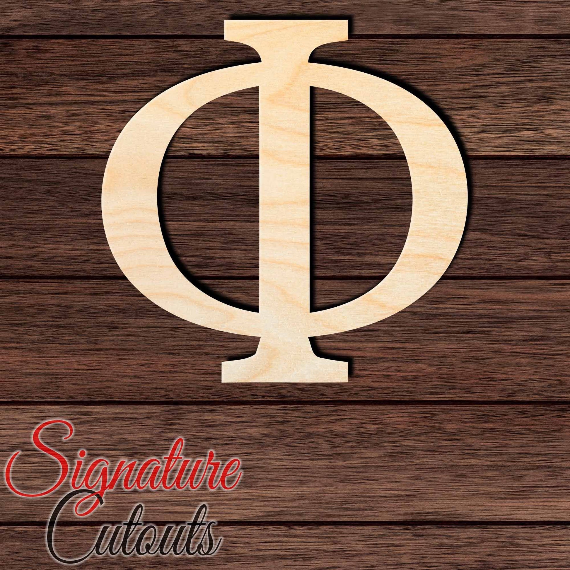 Phi Shape Cutout - Signature Cutouts