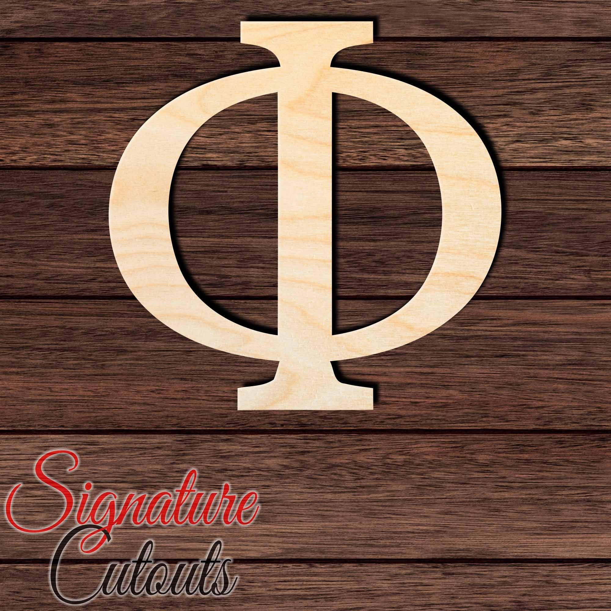 Phi Shape Cutout - Signature Cutouts