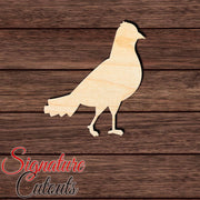 Pigeon 001 Shape Cutout in Wood, Acrylic or Acrylic Mirror - Signature Cutouts