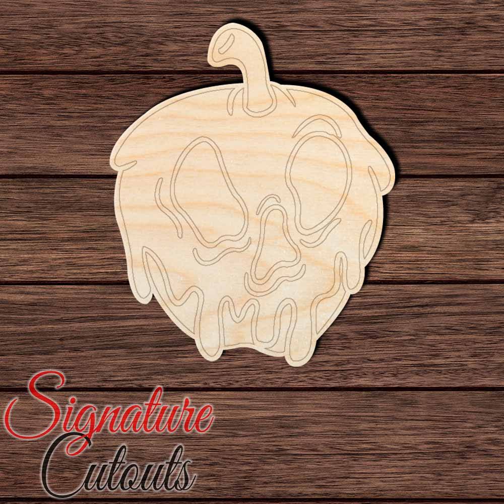 Poison Evil Apple Shape Cutout - Paint by Line - Signature Cutouts