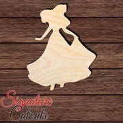 Princess 001 Shape Cutout in Wood, Acrylic or Acrylic Mirror - Signature Cutouts
