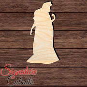 Princess 002 Shape Cutout in Wood, Acrylic or Acrylic Mirror - Signature Cutouts