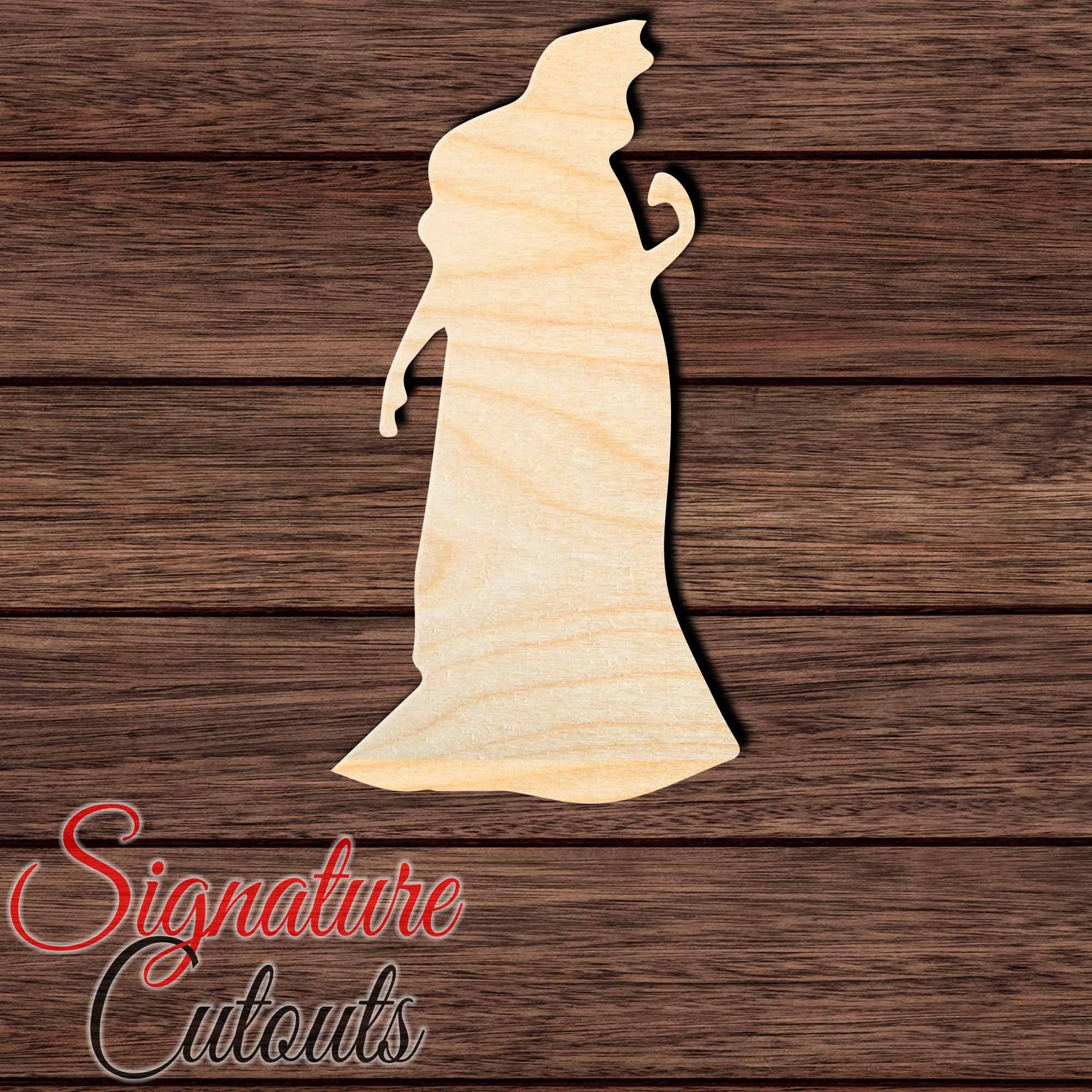 Princess 002 Shape Cutout in Wood, Acrylic or Acrylic Mirror - Signature Cutouts