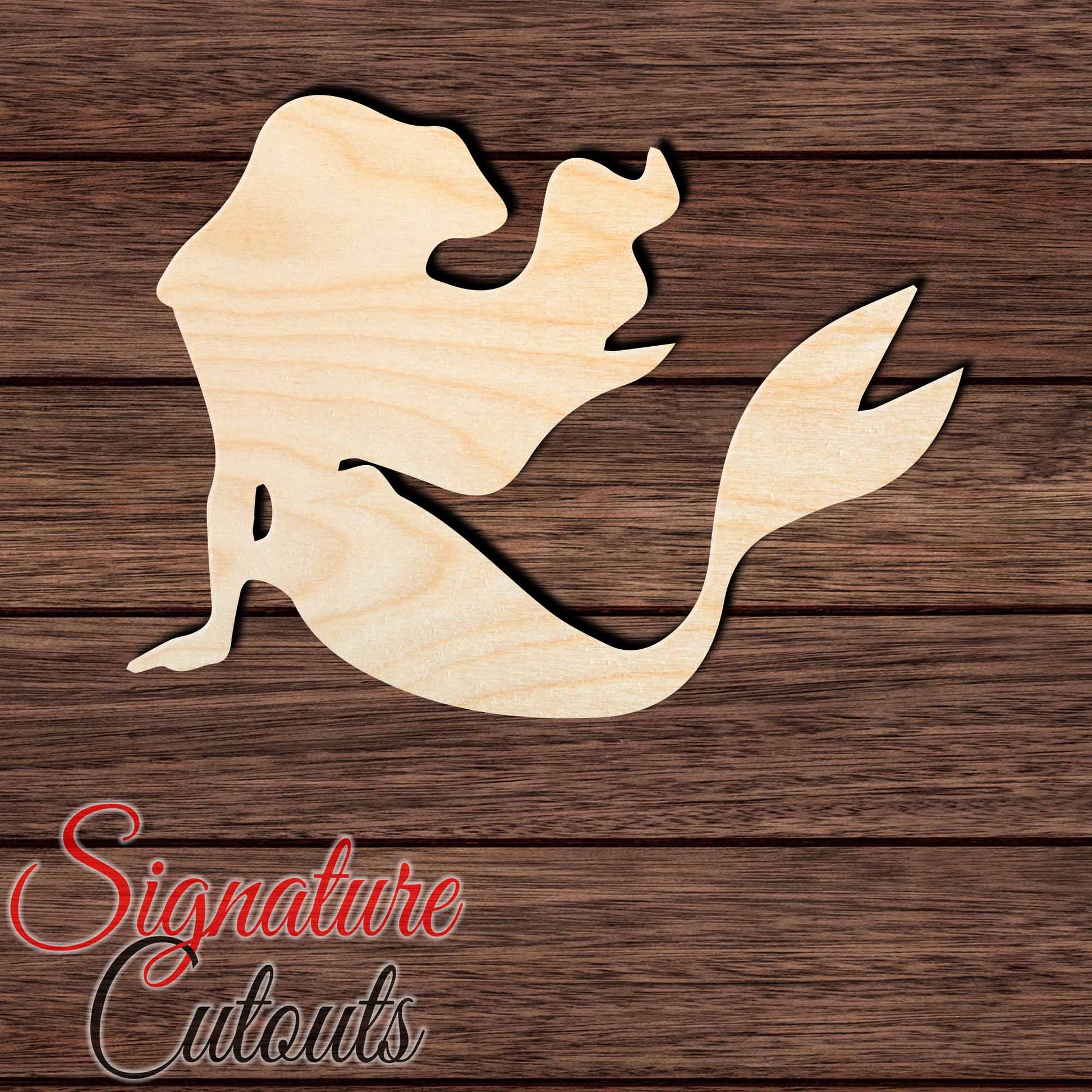 Princess 012 Shape Cutout in Wood, Acrylic or Acrylic Mirror - Signature Cutouts