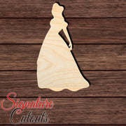 Princess 017 Shape Cutout in Wood, Acrylic or Acrylic Mirror - Signature Cutouts