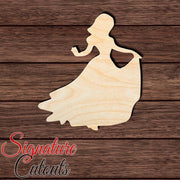 Princess 026 Shape Cutout in Wood, Acrylic or Acrylic Mirror - Signature Cutouts