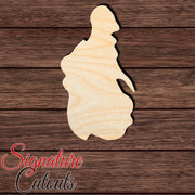 Princess 027 Shape Cutout in Wood, Acrylic or Acrylic Mirror - Signature Cutouts