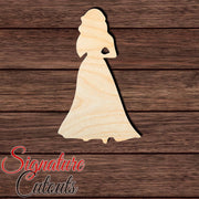 Princess 029 Shape Cutout in Wood, Acrylic or Acrylic Mirror - Signature Cutouts