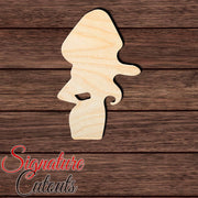 Princess 032 Shape Cutout in Wood, Acrylic or Acrylic Mirror - Signature Cutouts