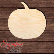 Pumpkin 001 Shape Cutout in Wood, Acrylic or Acrylic Mirror - Signature Cutouts