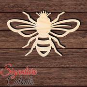 Queen Bee 001 Shape Cutout in Wood, Acrylic or Acrylic Mirror - Signature Cutouts