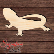 Reptile Dragon 001 Shape Cutout in Wood, Acrylic or Acrylic Mirror Craft Shapes & Bases Signature Cutouts 