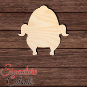 Roasted Turkey 001 Shape Cutout in Wood, Acrylic or Acrylic Mirror - Signature Cutouts