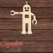 Robot 004 Shape Cutout in Wood, Acrylic or Acrylic Mirror - Signature Cutouts
