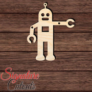 Robot 005 Shape Cutout in Wood, Acrylic or Acrylic Mirror - Signature Cutouts