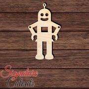 Robot 007 Shape Cutout in Wood, Acrylic or Acrylic Mirror - Signature Cutouts