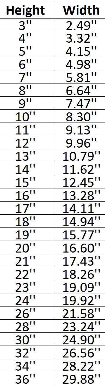 Rockstar 001 Shape Cutout in Wood, Acrylic or Acrylic Mirror - Signature Cutouts