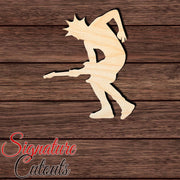 Rockstar 001 Shape Cutout in Wood, Acrylic or Acrylic Mirror - Signature Cutouts