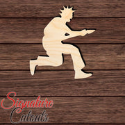 Rockstar 002 Shape Cutout in Wood, Acrylic or Acrylic Mirror - Signature Cutouts