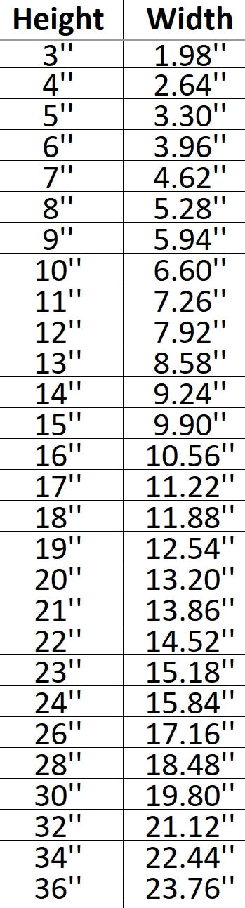 Rockstar 004 Shape Cutout in Wood, Acrylic or Acrylic Mirror - Signature Cutouts