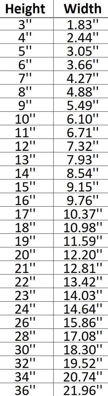 Rockstar 005 Shape Cutout in Wood, Acrylic or Acrylic Mirror - Signature Cutouts