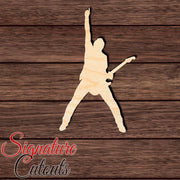 Rockstar 005 Shape Cutout in Wood, Acrylic or Acrylic Mirror - Signature Cutouts