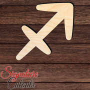 Sagittarius Shape Cutout in Wood, Acrylic or Acrylic Mirror - Signature Cutouts