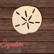 Sand Dollar 001 Shape Cutout in Wood, Acrylic or Acrylic Mirror - Signature Cutouts
