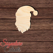 Santa 002 Shape Cutout in Wood, Acrylic or Acrylic Mirror - Signature Cutouts
