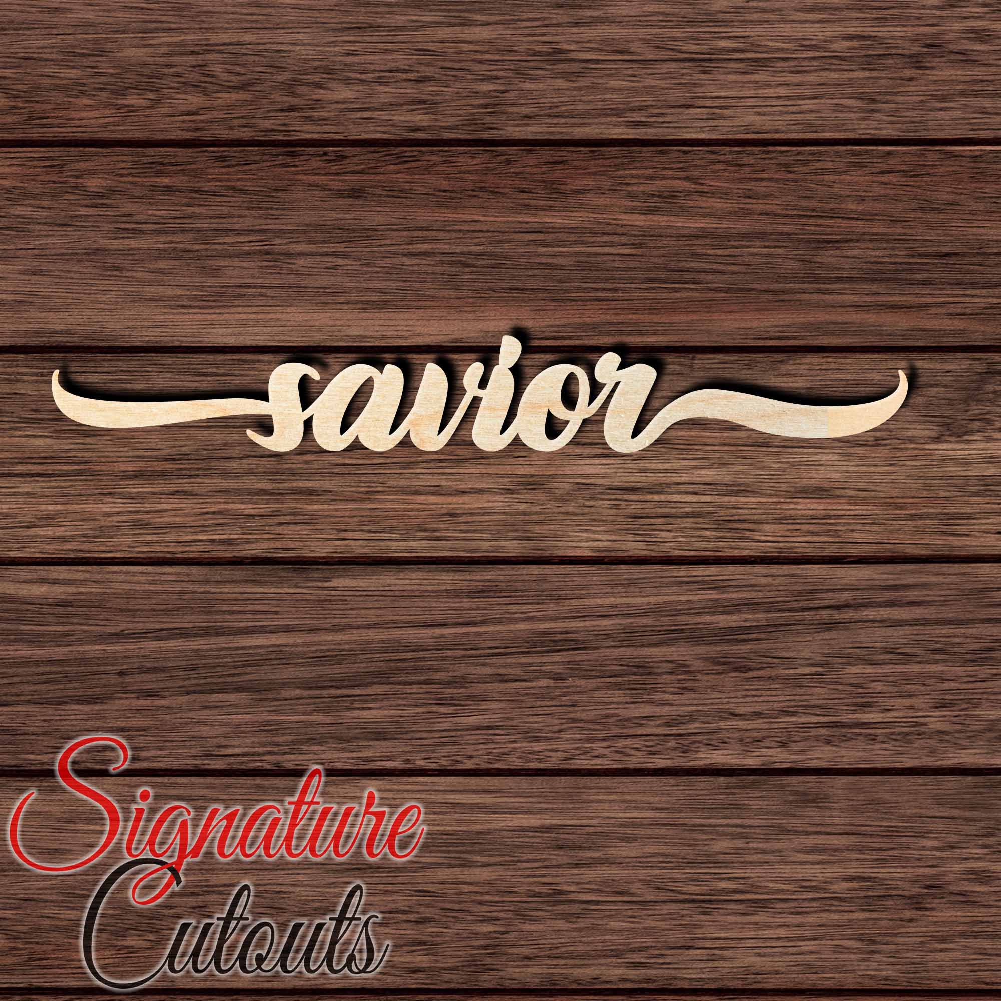 Savior Script Savior Script 001 Shape Cutout – Signature Custom Works