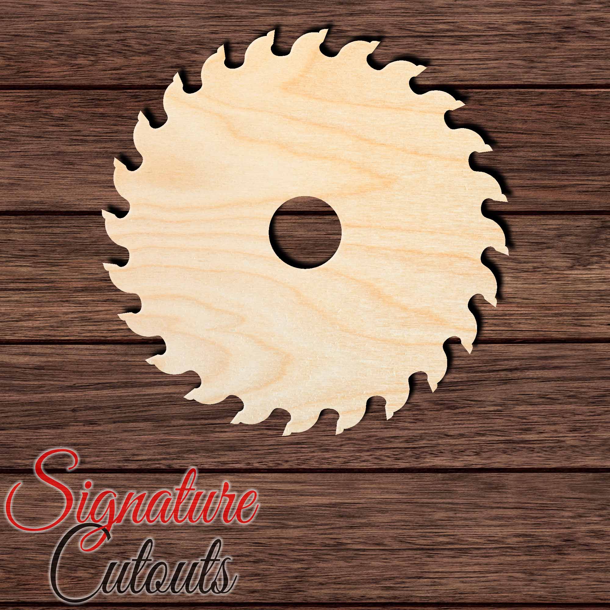 Saw Blade 001 Shape Cutout - Signature Cutouts