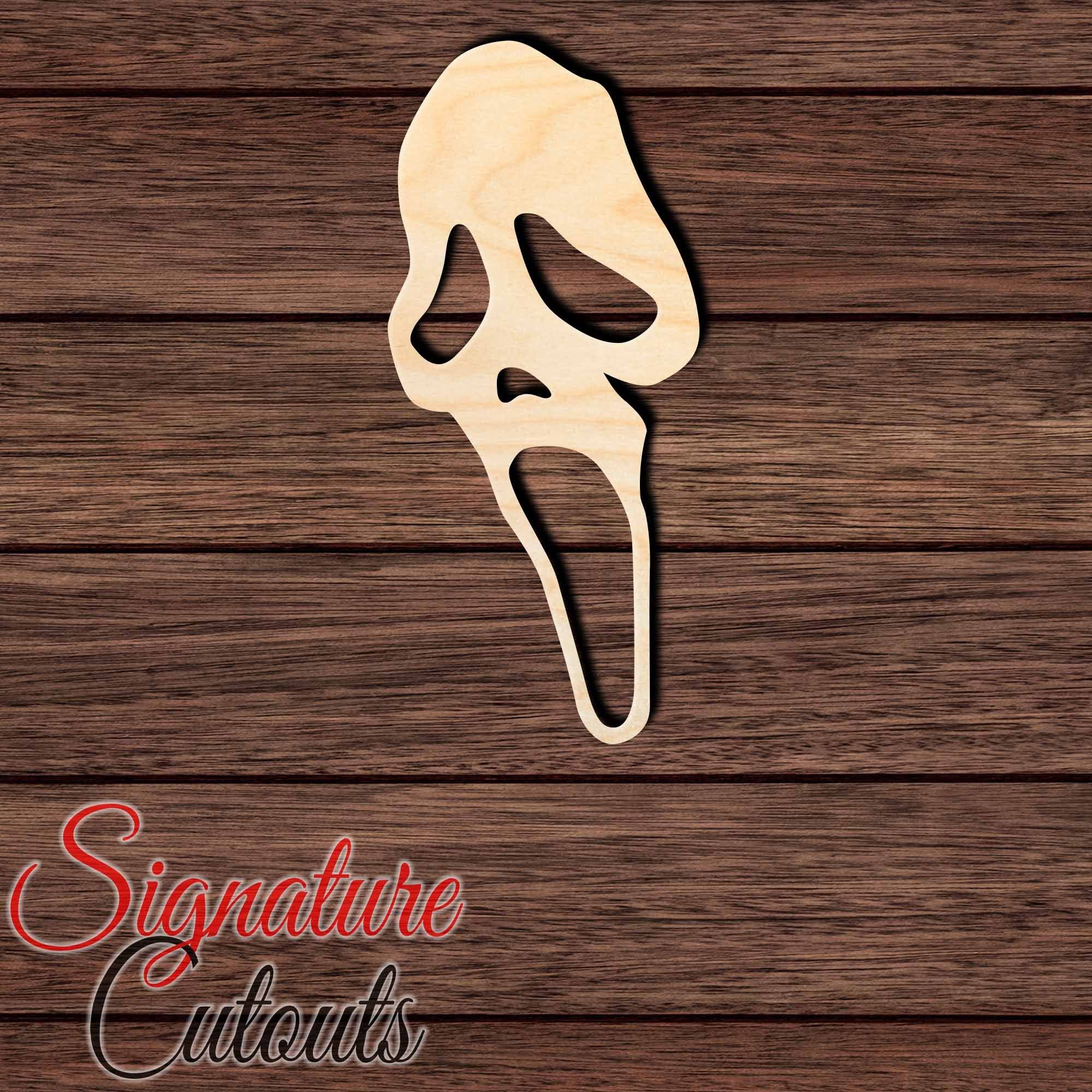 Scream Mask Shape Cutout – Signature Custom Works