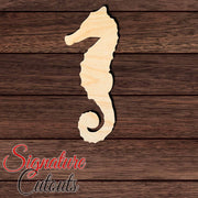 Seahorse 001 en Shape Cutout in Wood, Acrylic or Acrylic Mirror - Signature Cutouts