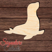 Seal 001 Shape Cutout in Wood, Acrylic or Acrylic Mirror - Signature Cutouts
